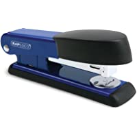 Rapesco Bowfin - Grapadora metálica- 25 hojas de capacidad- usa grapas 26 y 24-6 mm- color azul